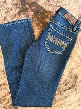 Rock & Roll Cowboy Dark Blue Women's Bootcut Jeans